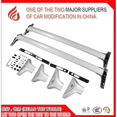 High quality black silver color Aluminium alloy screw install roof rail cross bar for RAV4 2019 2020 cross bar
