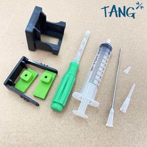 1Set DIY CISS Universal Ink Refill Tool / Ink Refill Kits / Clamp Absorption Clip/Refill Pumping Tool For Canon HP Printer