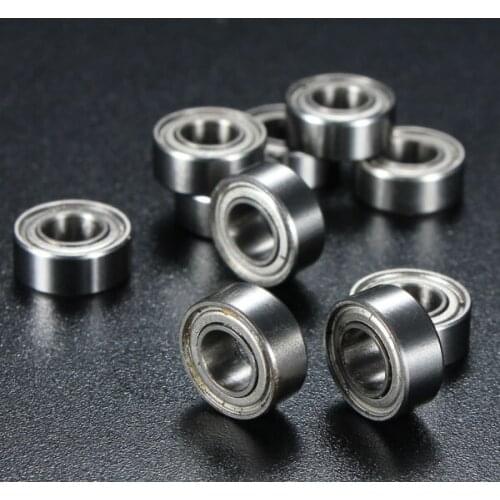 10Pcs 5x10x4mm Metal Sealed Shielded Deep Ball Bearing MR105ZZ