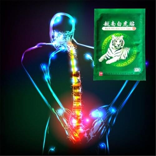 32Pcs=4Bags Herbal Medicine Vietnam White Tiger Pain Relief Patch Muscle pain Relaxation Joint/arthritis Ache Far IR Analgesic P