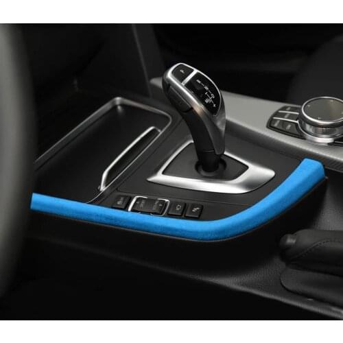 80% Hot Sales!!! Shift Panel Trim Anti-scratch Self-adhesive ABS Breathable Panel Frame Decal for BMW 3 Series 4 Series 3GT F30