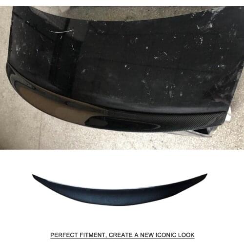A4 Carbon Fiber Car Rear Spoiler Wing Lip for Audi A4 Sline S4 B8.5 2013 - 2016 Car Trunk Lip Sticker
