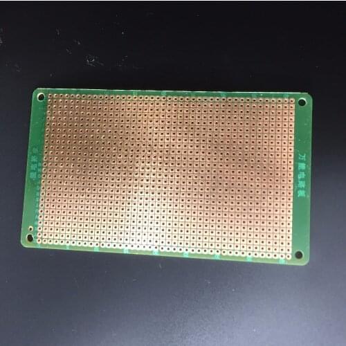 Free shipping 10pc single-sided pcb 7*12cm printed Circuit board 70*120mm Universal board test board