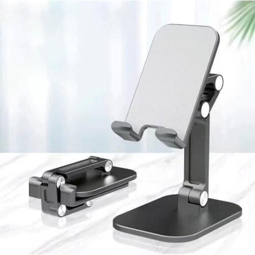 Phone Holder Multifunctional Stable Aluminum Alloy Lazy Desktop Foldable Tablet Holder Home