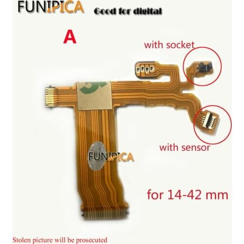 1PCS NEW Lens Aperture Flex Cable For Olympus M ZUIKO DIGITAL ED 14-42 mm 14-42mm f/3.5-5.6 EZ 37mm Caliber Repair Parts