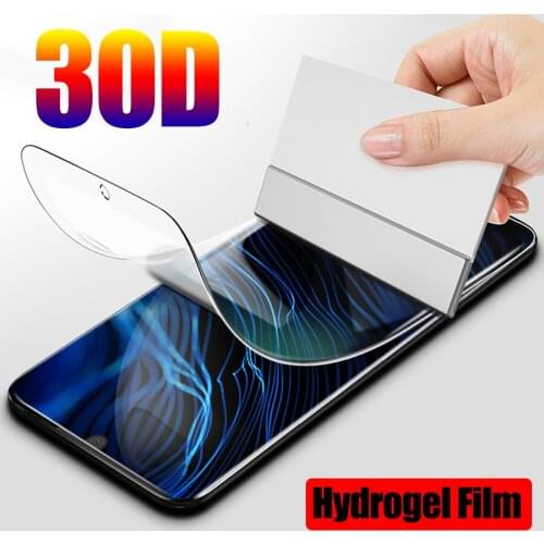 Curved Full Cover Hydrogel Film For LG Velvet V30 V30S V35 V40 V50 V50S G8X G8 G7 Plus ThinQ 5G Phoenix 4 Screen Protector Film