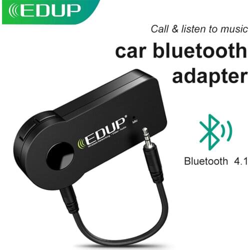 EDUP Bluetooth Adapter Cable For Car 3.55mm Jack Aux Bluetooth 4.1 Receiver Speaker Audio Music Transmitter Headphone