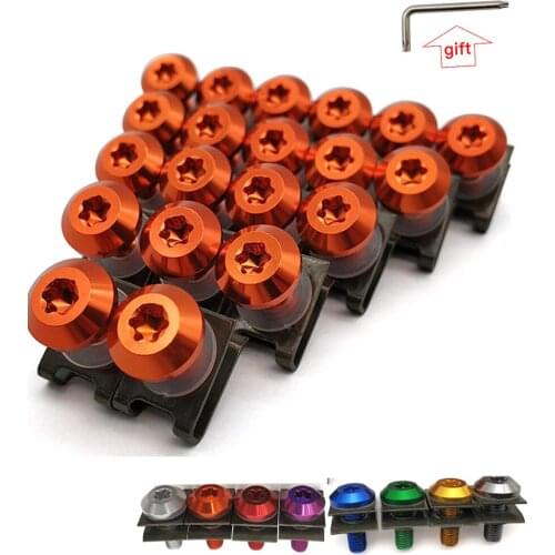 Aluminum Motorcycle Fairing Screws Clips Body Spring Bolt Kit Accessories For Suzuki gsxr 1000 1100 400 600 750 gsxs 750 1000