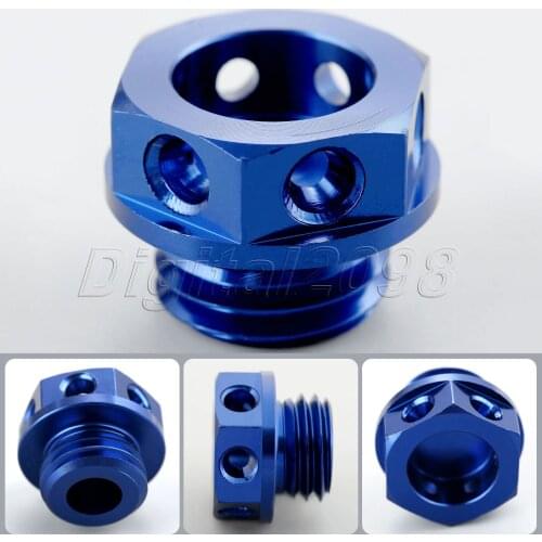 Yetaha Motorcycle Engine Oil Filler Cap Cover Screw CNC Aluminum For Honda CBR600RR 1000RR 250RR CR125R 250R CRF150F TRX 450ER