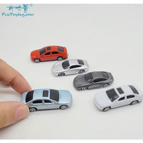 5Pcs Model Car Miniature Architecture Vehicle Railway Train Layout Landscape HO/TT/N scale Toy GIfts 1:75 1:87 1:100 1:150 1:200