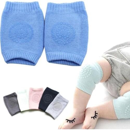 One pair New Baby Kids Safety Crawling Elbow Cushion Infants Toddlers Knee Safety Pads Protector Baby Leg Warmers