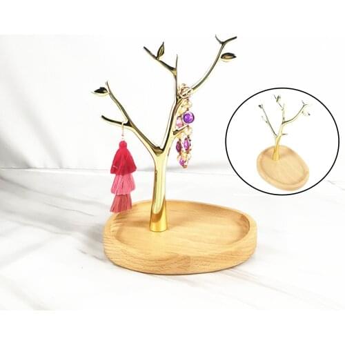 Tree-shaped Hanging Jewelry Earring Necklaces Displaying Holder Stand Space-saving
