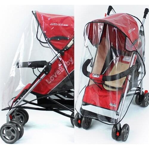 Universal Baby Stroller Pushchairs Cover Baby Carriage Waterproof Dust Rain Snow Proof Cover Windshield Stroller Accessories
