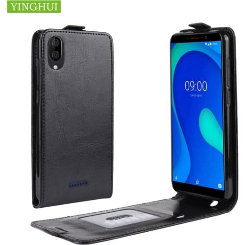 Vertical Flip Cover For wiko Y80 Case Leather Case Mobile Phone Bag Fundas Soft Cover case For wiko Y60 protective case