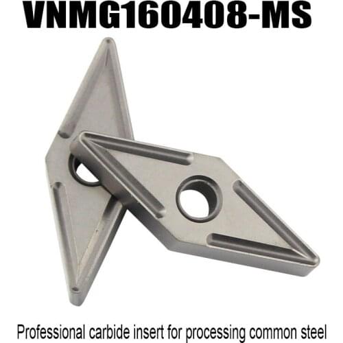 VNMG160408-MS Boring Bar Quality External Turning tools Cermet Inserts Blade lathe Turning Cutting Tools for Commom Steel