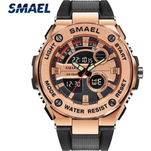 Military Watches Men Army SMAEL New Stainless Watch Quartz Watches Men Clock Waterproof 1625 Sports Quartz Wristwatches Digital