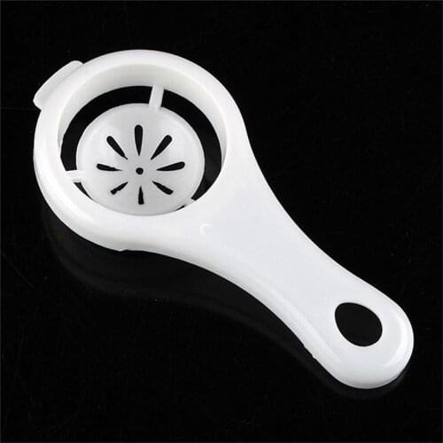1 pcs White Plastic Egg Tool Eco Friend Food-grade Egg Tools Kitchen Gadgets 3