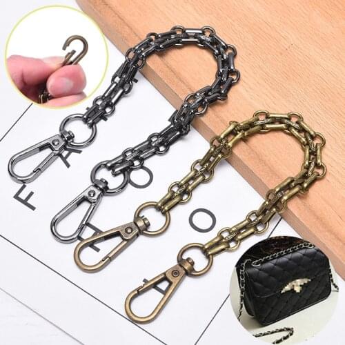 1PCS Metal Chain Strap Shoulder Cross Body Bag Replacement DIY Bag Parts Accessories Bags Chains Bags Belt Straps