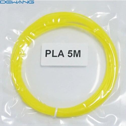 2PCS 3D Printer Filament PLA 1.75 Threads Wire Material PLA Filament 5 Merters 3D Pen Filament Extruder Gadget 3D Filament