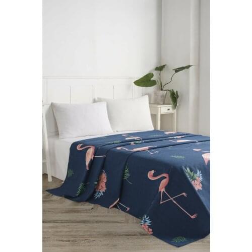 2021 PIQUE Bed Linen Quilt Modern Summer Cotton Bed Linens For Summer Coverlet Queen Size Covers Bedclothes Duvet Cover Flamingo