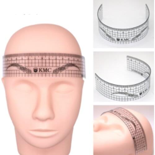 3Style Reusable Semi Permanent Eyebrow Rulers Tool Measures Microblading Permanent Make Up Eyebrow Tattoo Position Ruler