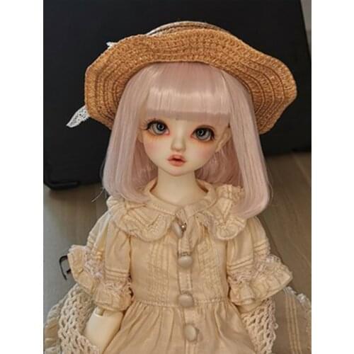 9 Colors Cute Short Doll Wig 1/3 1/4 1/6 BJD Wig 6-7'',7-8'',8-9'',9-10'' Doll Hair for Blythe/SD/Smart/Iplehouse/MSD/Yosd Doll