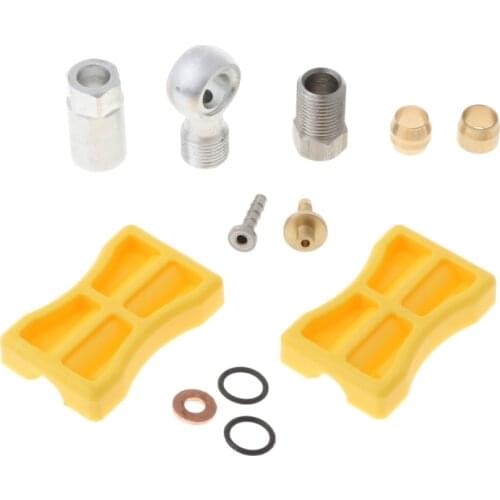 1 Set EZmtb Hose Adapter Bicycle Brake Insert Oil Connect for shimano BH90 BH59