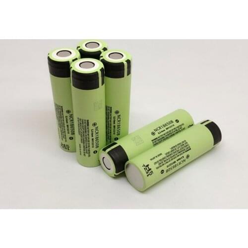 New Original Battery Cell For Panasonic NCR18650B 3.7V 3400mah 18650 Rechargeable Lithium Batteries For Laptop Flashlights