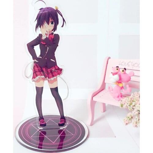 Love Chunibyo & Other Delusions Anime Figure Acrylic Stand Model Toy Takanashi Rikka Figure Decoration Cosplay Action Figure DIY