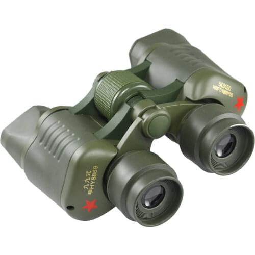 Genuine Binoculars High Magnification HD Binoculars 50x50 Military Telescope Outdoortrave Hunting Professional Binoculars