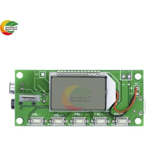 Ziqqucu DSP PLL 87-108MHZ LCD FM Radio Wireless Microphone Stereo Transmitter/Receiver Module Hot Sale Brand New