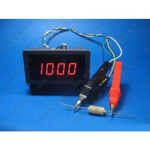 DYKB 20ohm/200ohm /2ohm DC Milliohm Digital LED meter Motor Coil resistance tester Transformer Mos tube + Kelvin test clip