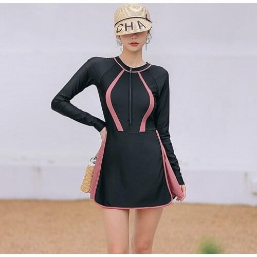 Swimsuit Girl Monokini Swimsuits Closed Tankini Push Up Bikini Trikinis Woman Solid Swimwear Women Summer 2022 New Ins Cover Fat