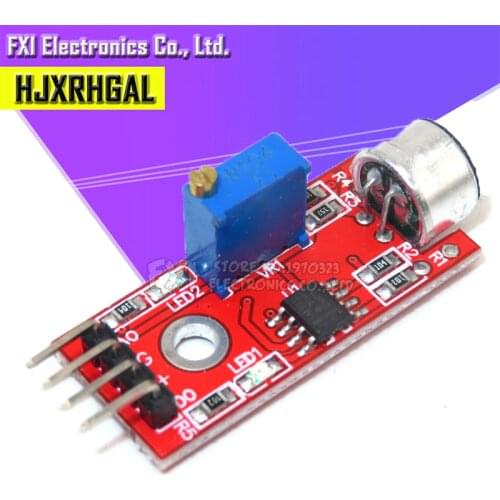KY-037 New 4pin Voice Sound Detection Sensor Module Microphone Transmitter Smart Robot Car for arduino DIY Ki