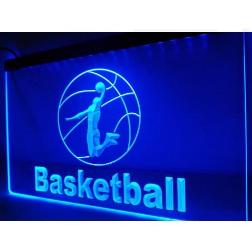 LB581- Basketball Club Display Bar Logo LED Neon Light Sign home decor crafts