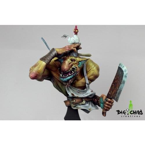 [Loong Way Miniatures] Big Child Creatives The chiken quest BUST Resin Miniature