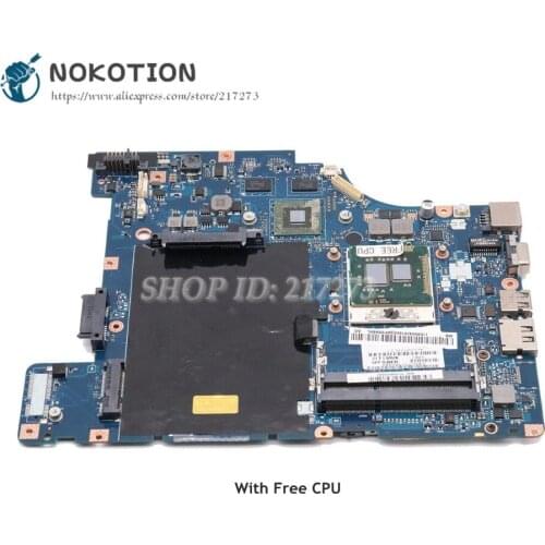 NOKOTION For Lenovo G460 Z460 Laptop Motherboard HM55 DDR3 HD4500 Free CPU NIWE1 LA-5751P MAIN BOARD