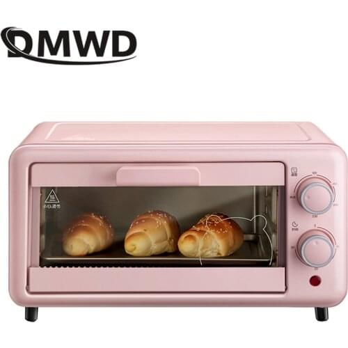 DMWD Multi-function electric oven bake home small oven temperature control mini cake oven 11L