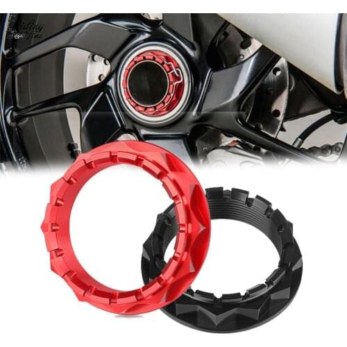Motorcycle FOR DUCATI V4 1098 1198 1199 1299 Panigale Multistrada 1200 Diavel Streetfighter Aluminum LOGO Rear Wheel Axle Nut