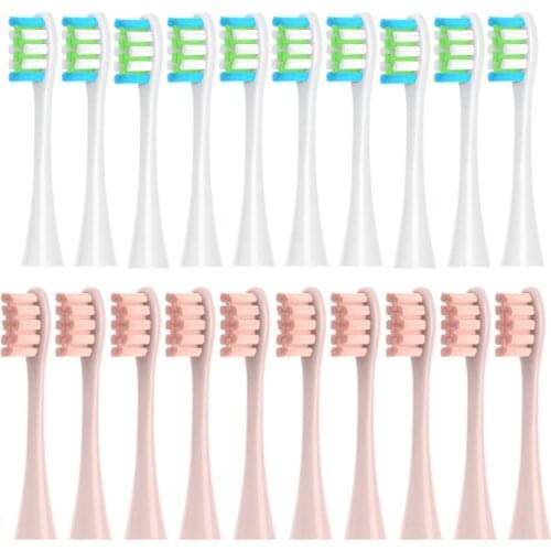 Replacement Brush Heads for Oclean X/ X PRO/ Z1/ F1/ One/ Air 2 /SE Sonic Electric Toothbrush Soft DuPont Bristle Nozzles 10 Pcs