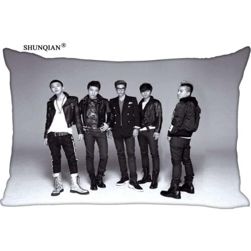 New Big Bang Pillow Case Custom Wedding Pillowcase Cover Cases Gift Zippered Rectangle Pillow Case