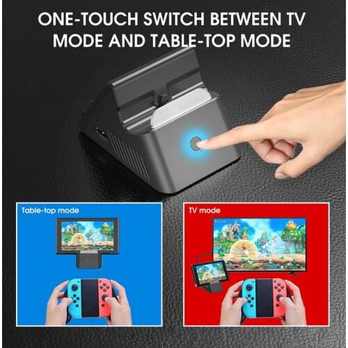 Switch Dock For Nintendo Switch Heat Dissipation Portable Docking Station Radiating Dock Stand Bracket Holder Anti-slip Mat