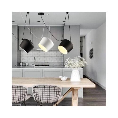 Simple Loft Style Aluminum Droplight Modern LED Pendant Light Fixtures For Dining Room Bar Hanging Lamp Home Lighting