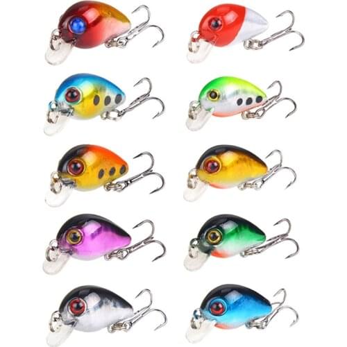 Fishing Lures Minnow Bait 30mm Artificial Hard Bait Jig Crankbait Carp Striped Bass Pesca Fishing Tackle SwimBait