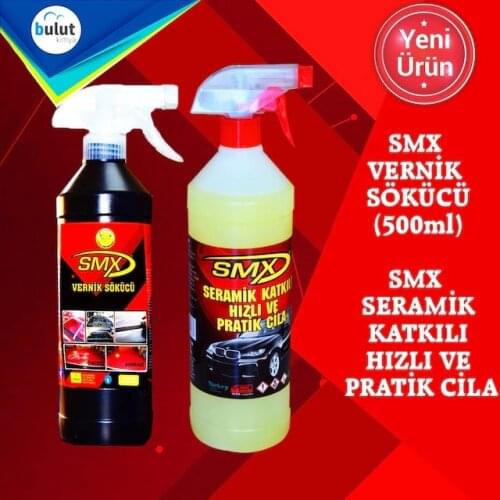 SMX CAR VARNISH REMOVER AND CERAMIC DOPED POLISH-CAKE POLISH GIFT 470706337
