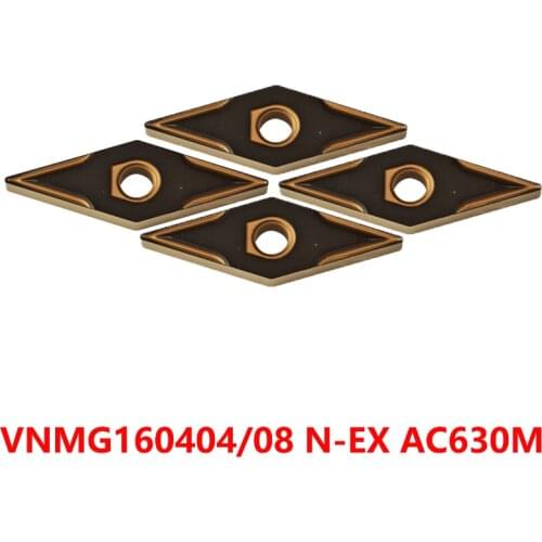 VNMG160404 VNMG160408 N-EX AC630M VNMG 160404 160408 Lathe Cutting Tool Turning Cutter CNC 100% Original Carbide Insert