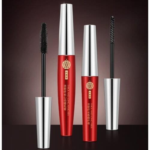 Women Waterprrof Long Lasting Makeup Beauty Eyelash Rolls 3D Fiber Mascara Combination Cosmetic Tool Kit