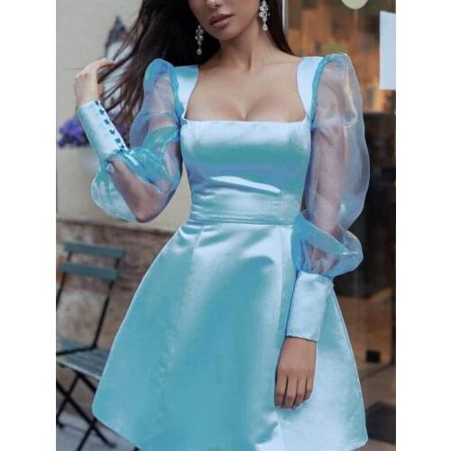 Dresses Woman Summer 2021 Women Clothes Solid Strap Mini Party Sexy Dresses For Women Dress For Wedding Party Sexi Sukienka