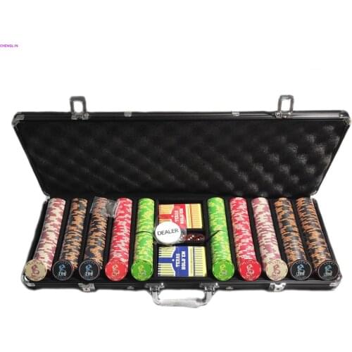 10G 500PCS CERAMIC POKER SET CUSTOM MADE FOR U