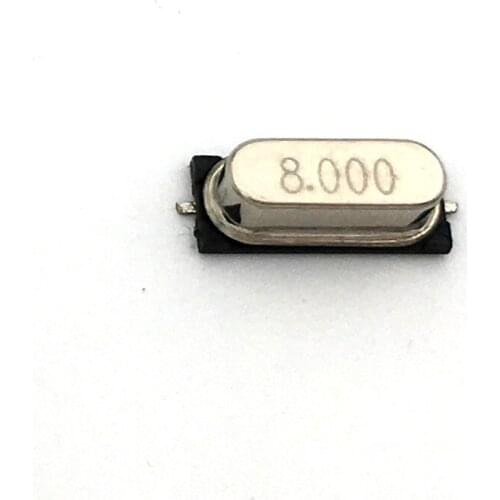 20pcs smd hc-49s 8MHz 8.000mhz 20ppm 20pF quartz resonator crystal